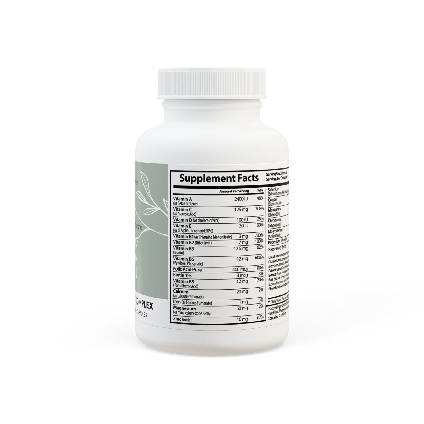 Lunera Wellness brain support complex supplement for women’s cognitive function and mental clarity