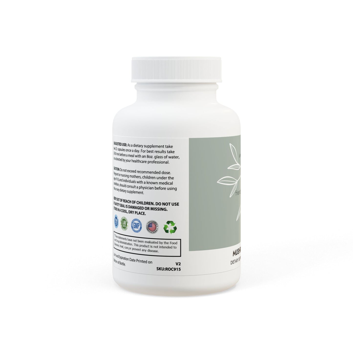 Lunera Wellness mushroom blend supplement for women’s immunity, energy, and cognitive support