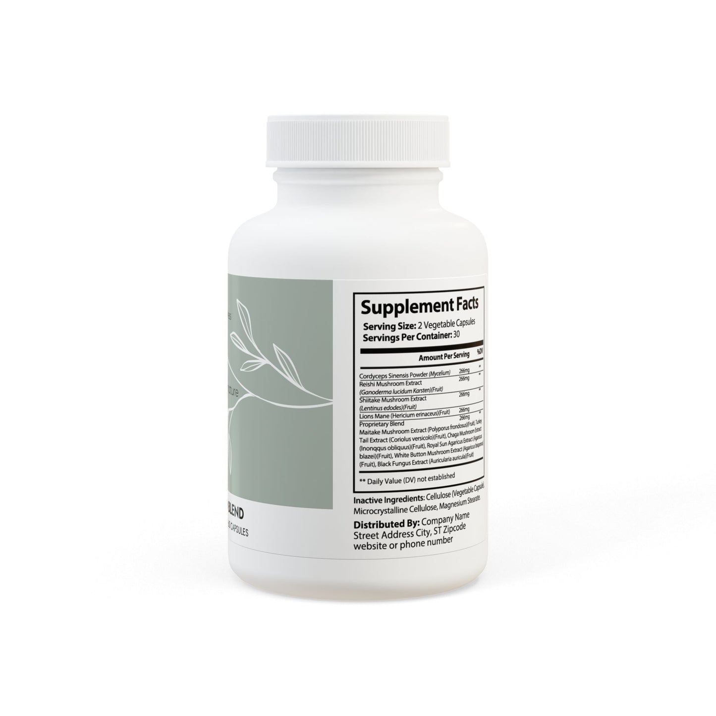 Lunera Wellness mushroom blend supplement for women’s immunity, energy, and cognitive support
