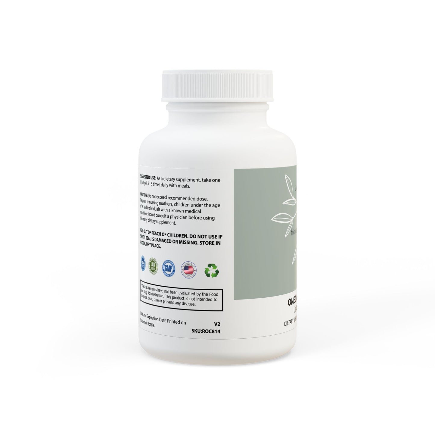 Lunera Wellness mega 3 fish oil supplement for women’s heart health, brain function, and vitality