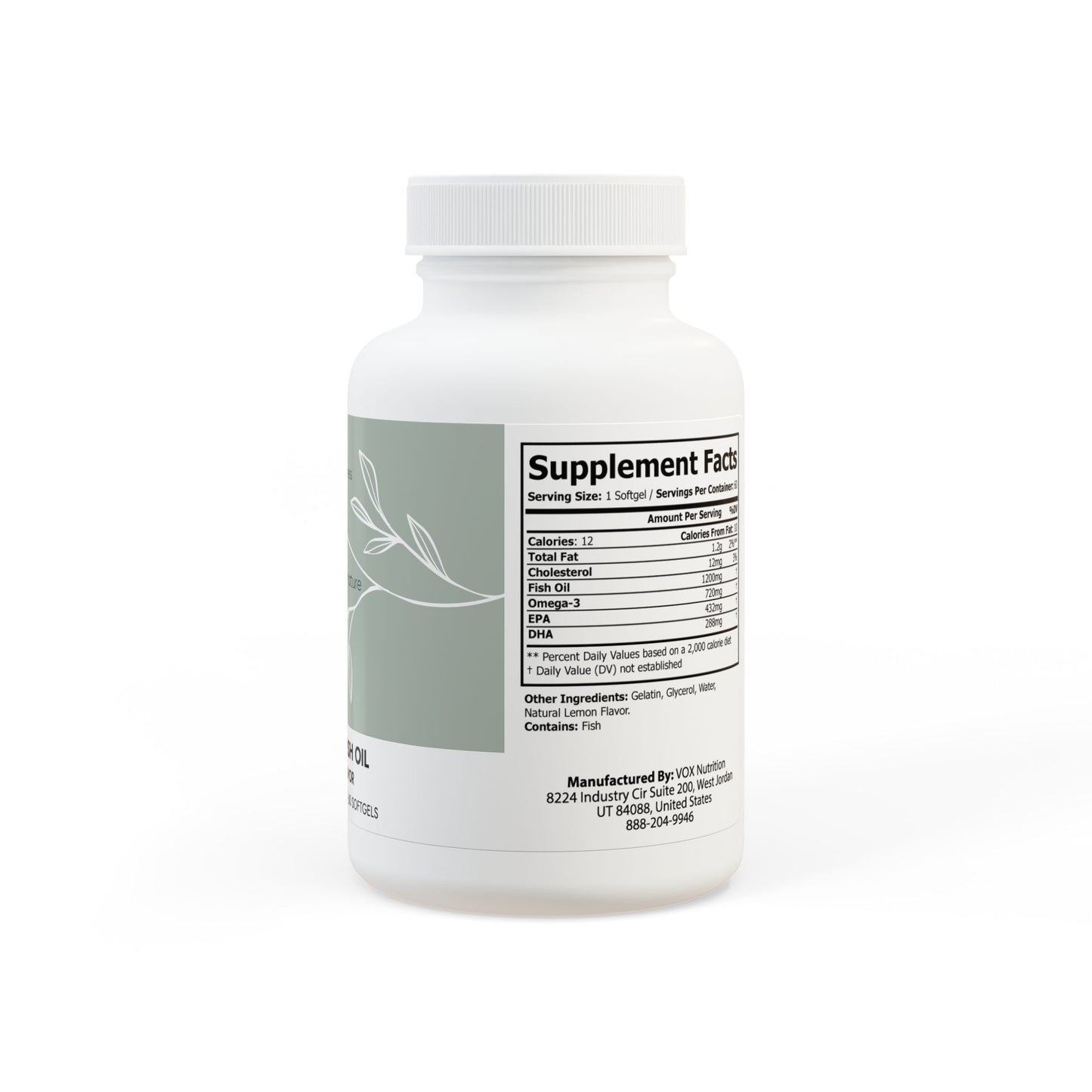 Lunera Wellness mega 3 fish oil supplement for women’s heart health, brain function, and vitality