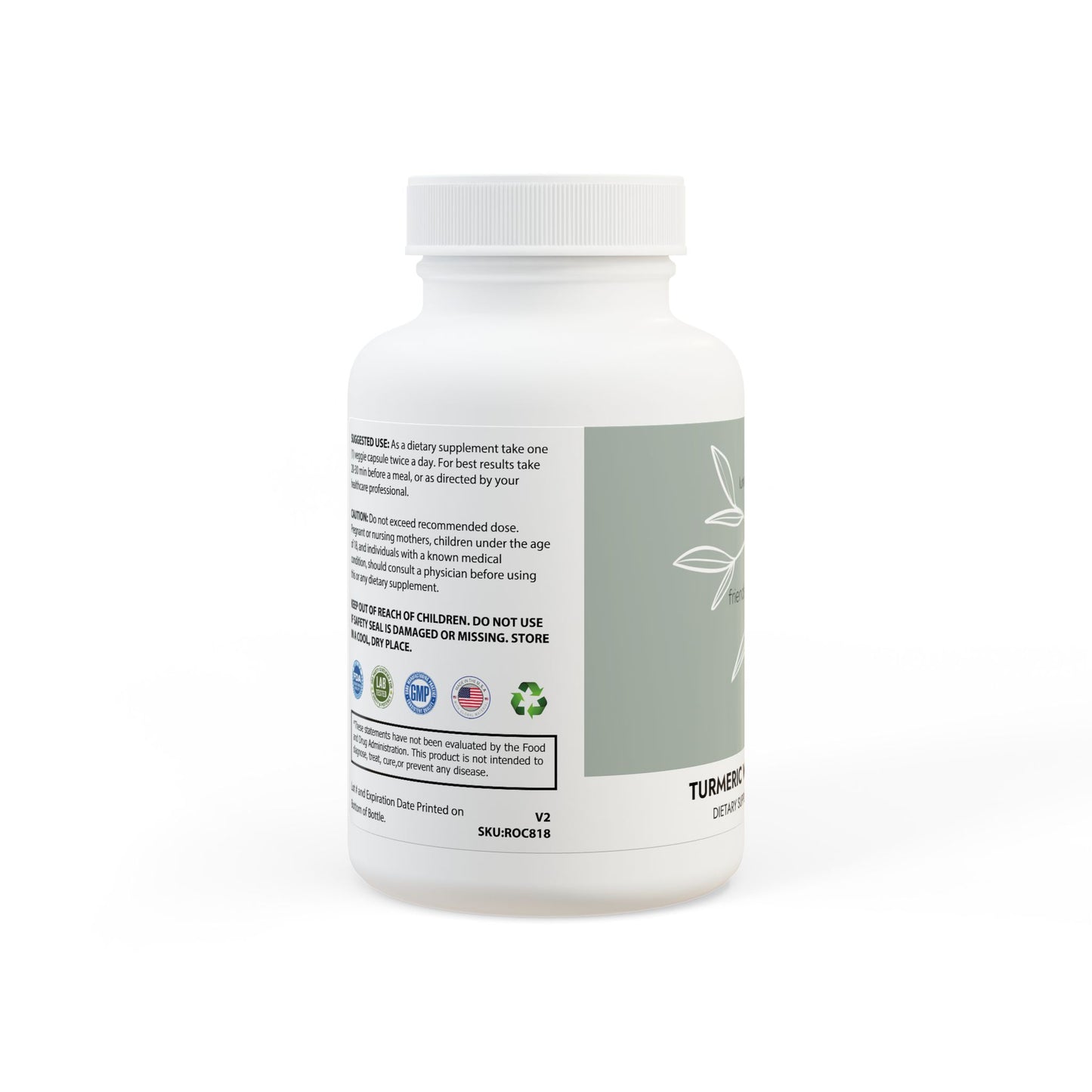 Lunera Wellness turmeric with Bioperine supplement for women’s joint health and inflammation support