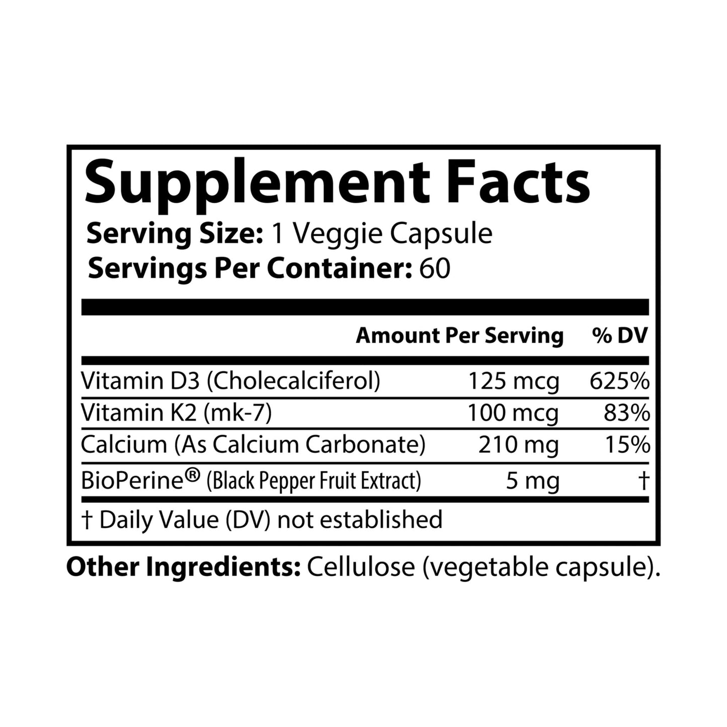 Lunera Wellness vitamin K2 + D3 supplement for women’s bone health, immune function, and vitality