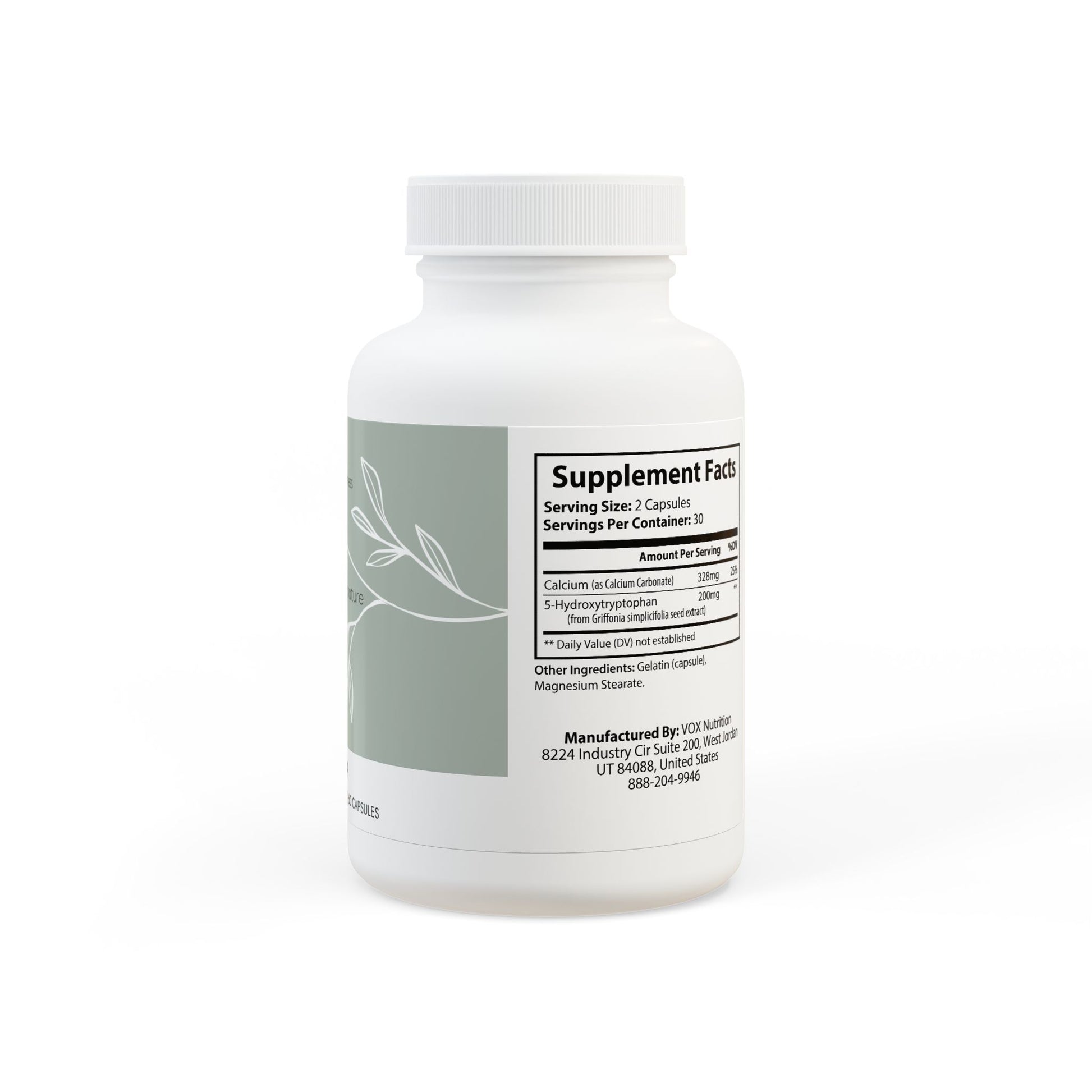 Lunera Wellness 5-HTP supplement for women’s mood support, stress relief, and emotional balance