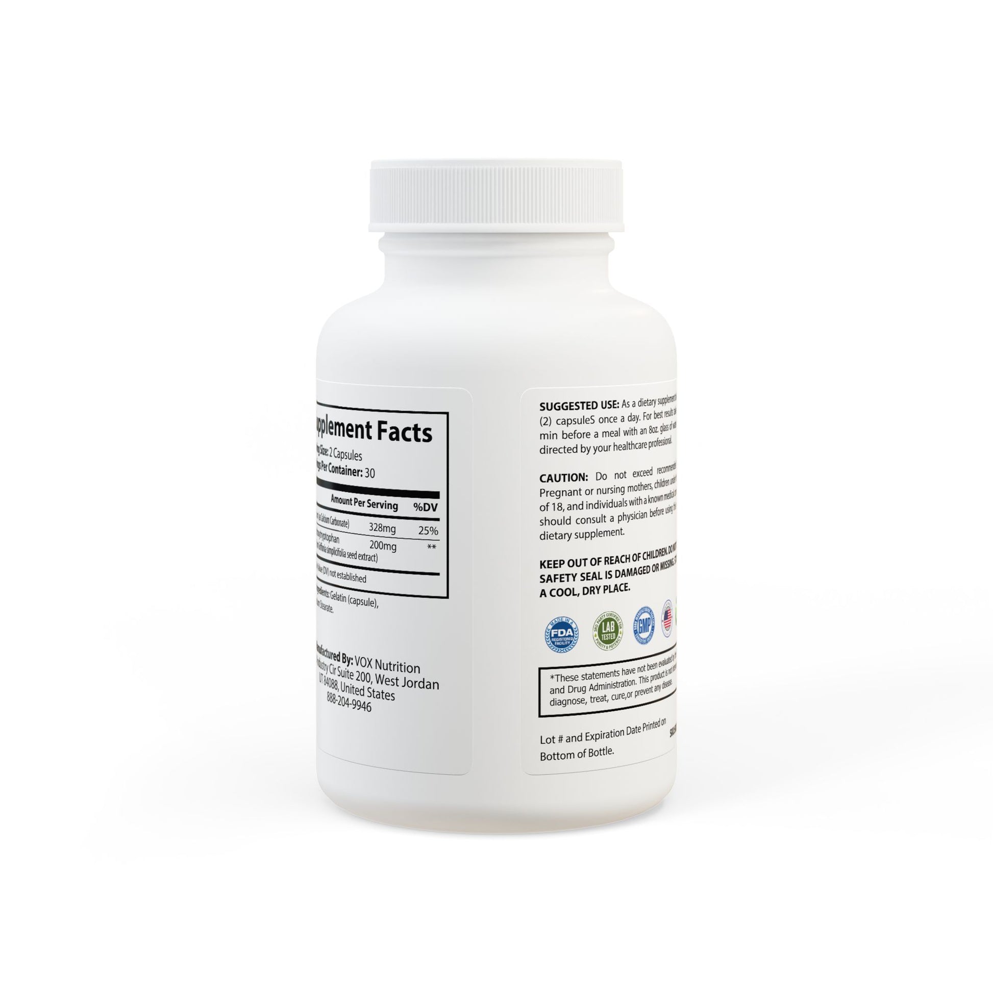 Lunera Wellness 5-HTP supplement for women’s mood support, stress relief, and emotional balance
