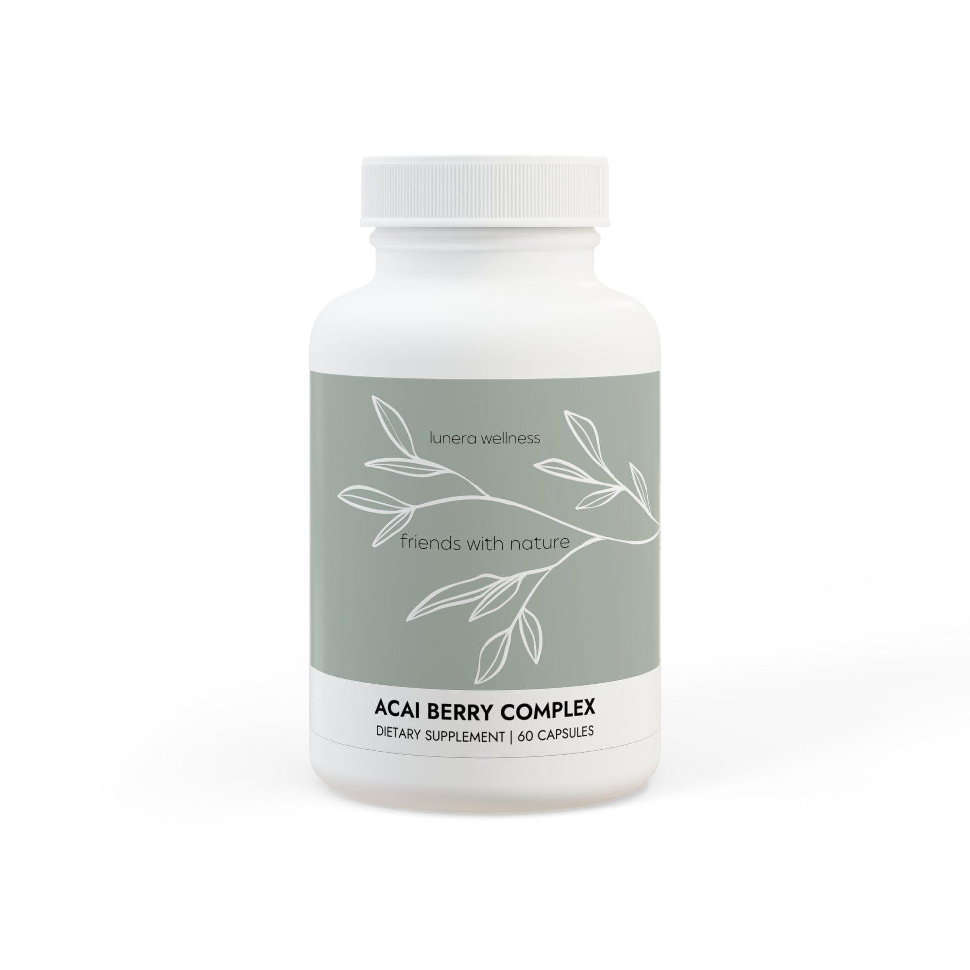 Lunera Wellness Acai Berry Complex supplement for women’s antioxidant, skin, and immune support