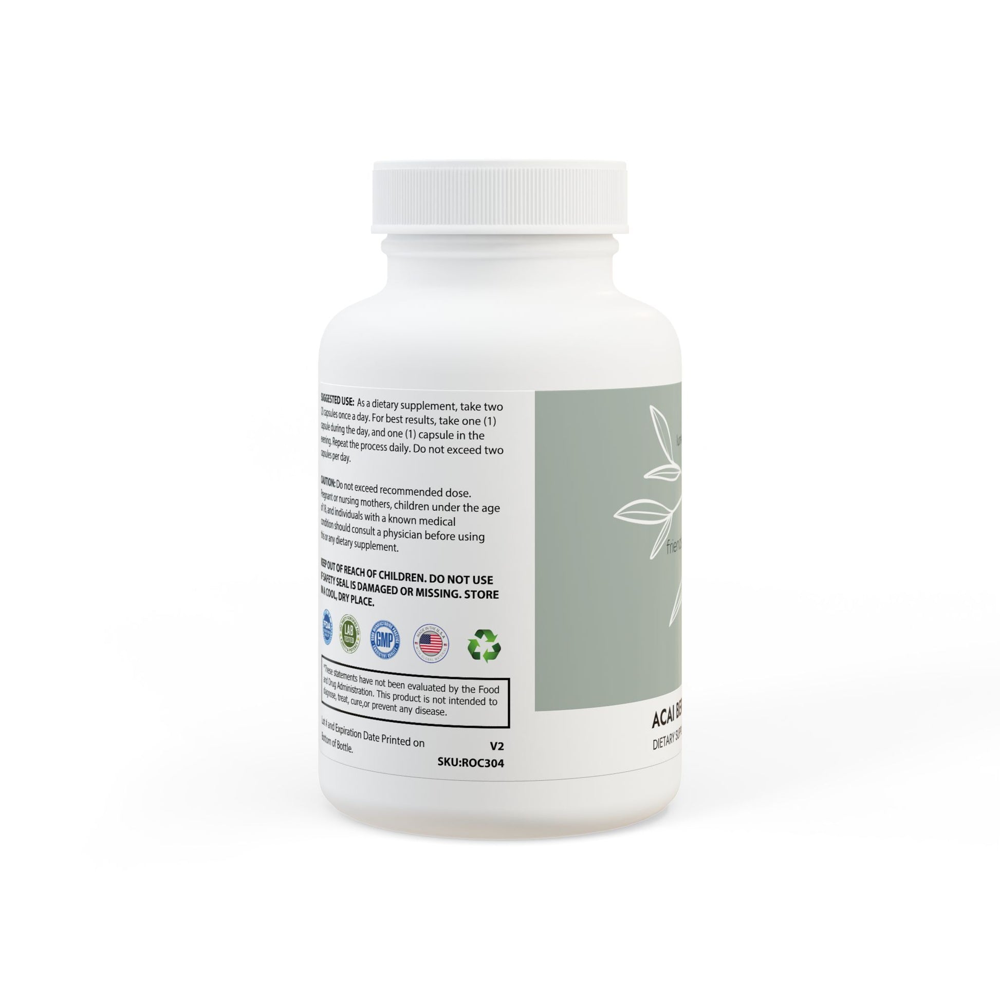 Lunera Wellness Acai Berry Complex supplement for women’s antioxidant, skin, and immune support