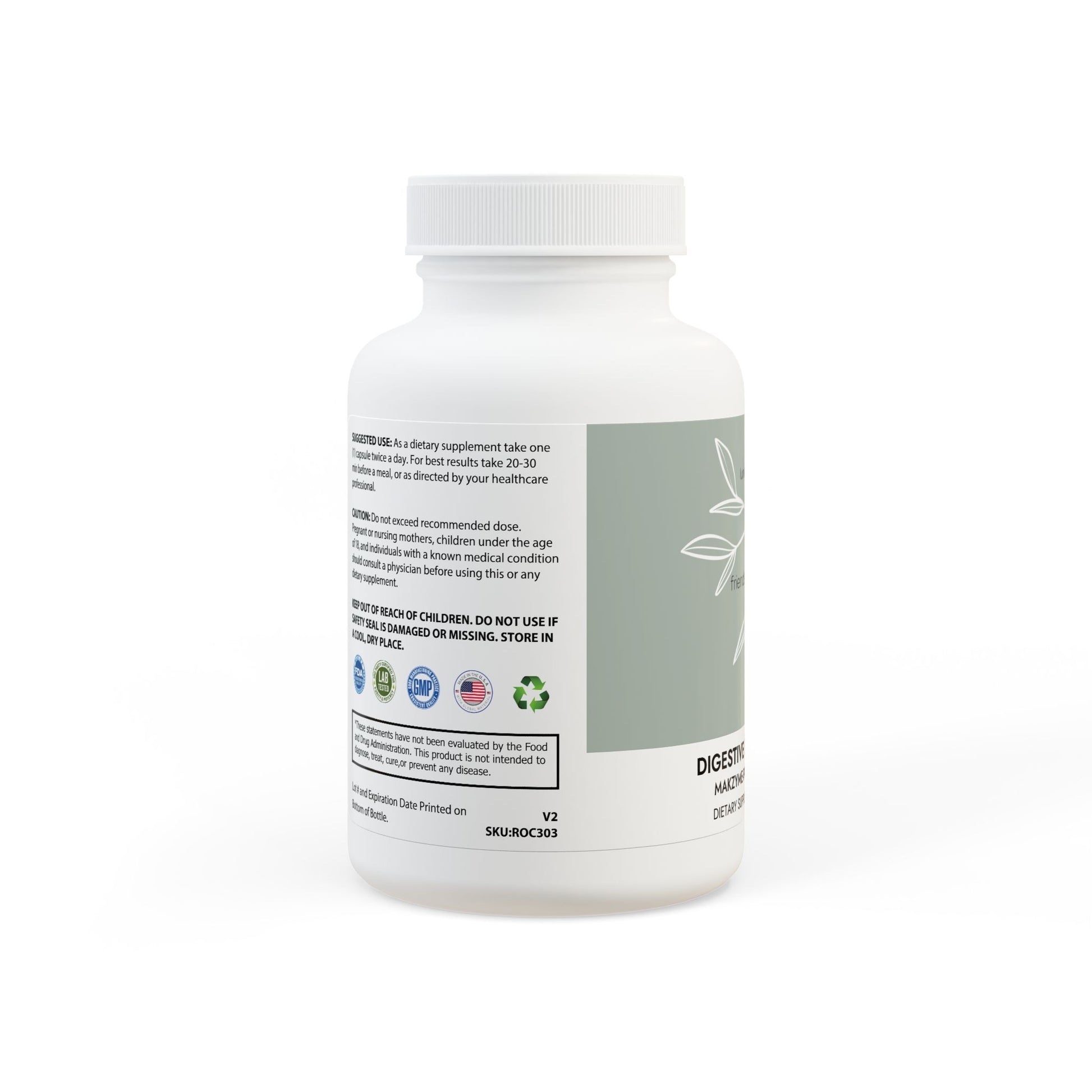 Lunera Wellness digestive enzyme blend for women’s digestive health, bloating relief, and comfort