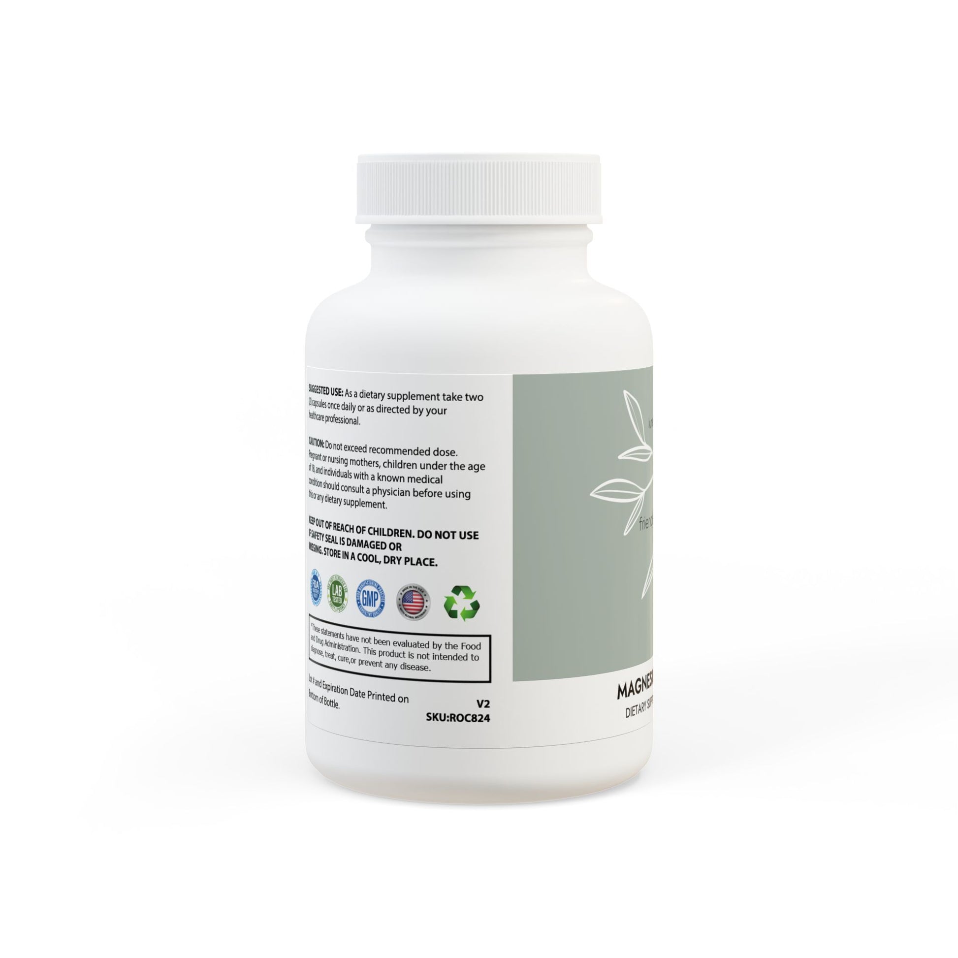 Lunera Wellness magnesium glycinate supplement for women’s relaxation, muscle health, and sleep