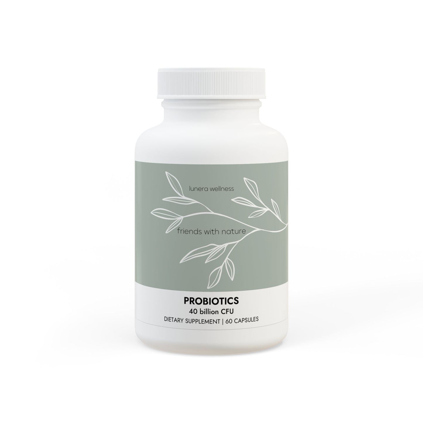Lunera Wellness probiotic supplement for women’s digestive health, gut balance, and immune support