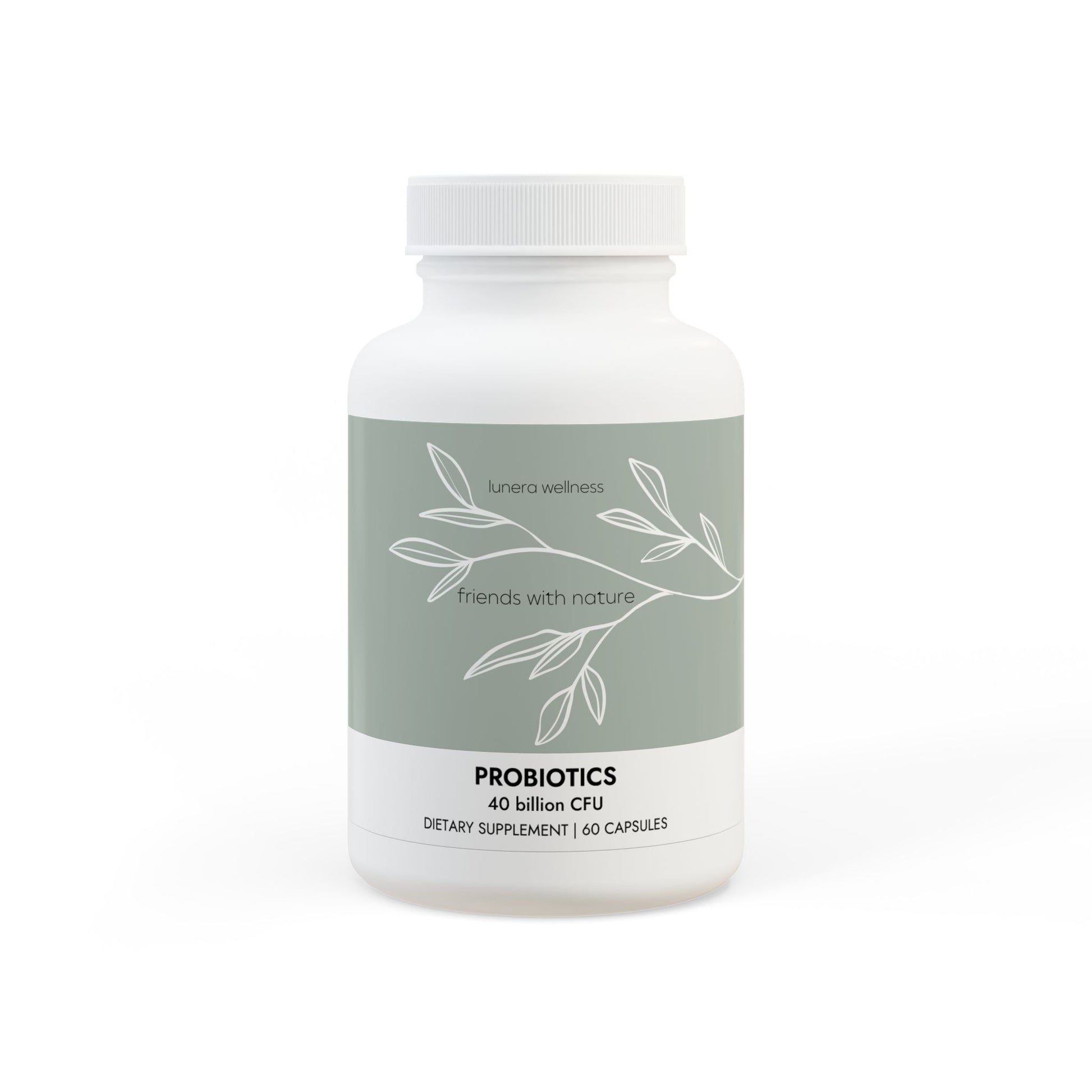 Lunera Wellness probiotic supplement for women’s digestive health, gut balance, and immune support
